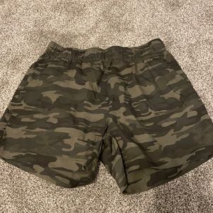 Army green shorts